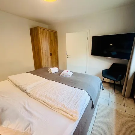 Stylisches Modernes Apartment, Sauna Und Wellness Lage 뤼베케