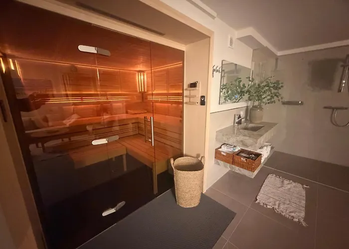 Stylisches Modernes Apartment, Sauna Und Wellness Lage